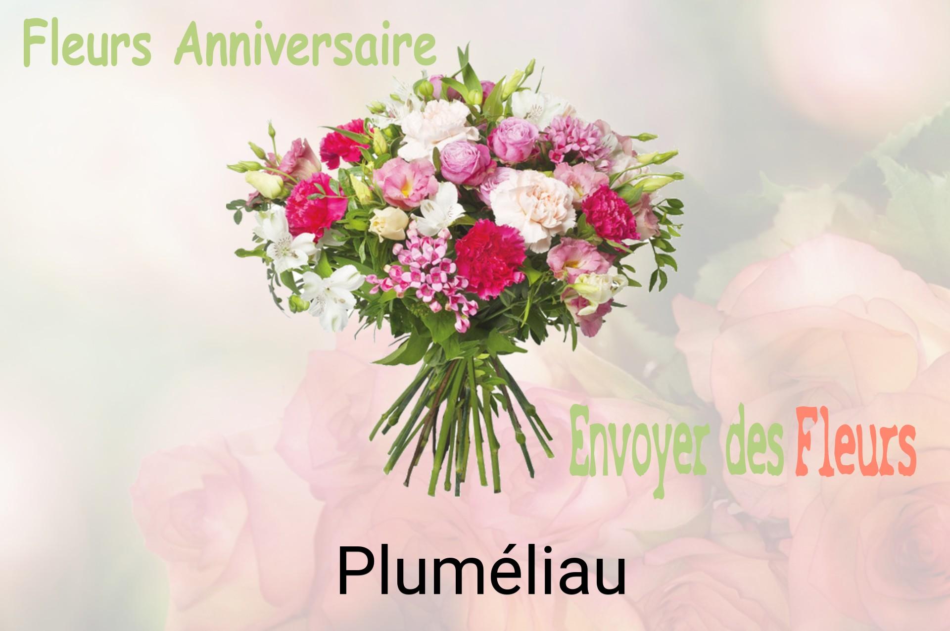 Bouquet de fleurs d’anniversaire livré à Pluméliau