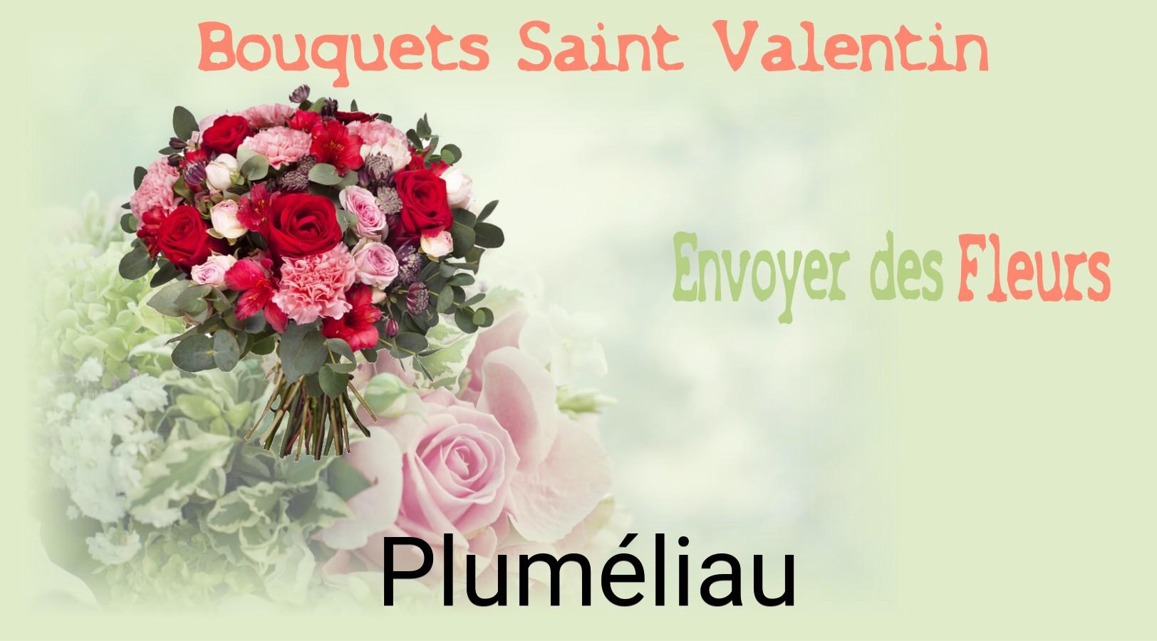 Roses de Saint-Valentin livrées à Pluméliau